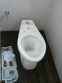 タンクと便座を取り外し