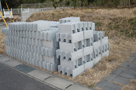 ブロック塀施工