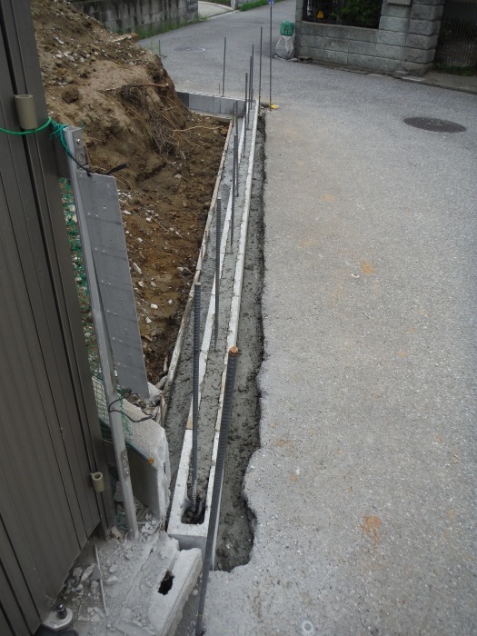 測量とブロック積み
