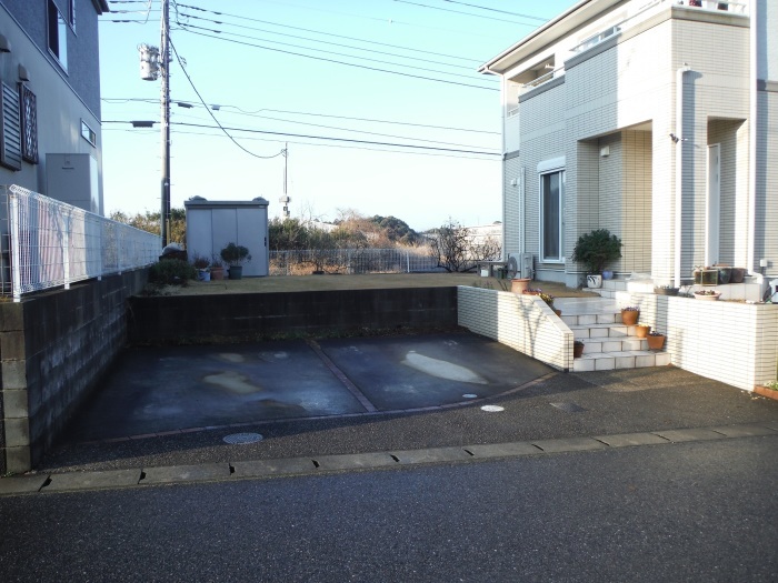駐車場リフォーム前