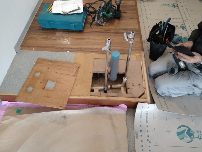 給水・給湯・排水配管の工事