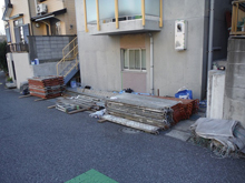 金属部分の塗装1