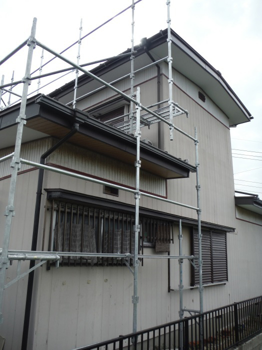 破風板を板金包み